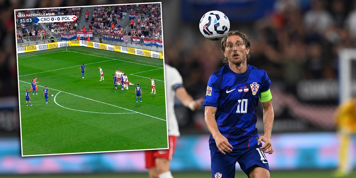 Luka Modrić popisał się pięknym golem. 