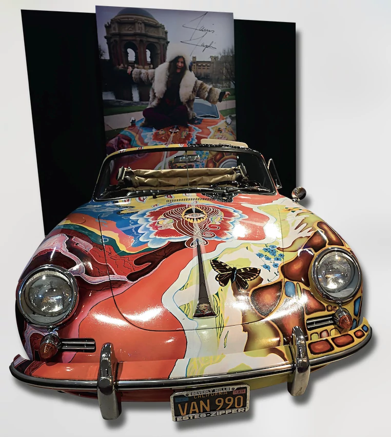 Porsche Janis Joplin to kwintesencja nieskrępowanej sztuki hippie lat 70.