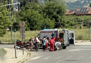 Oboren biciklista u Čačku 
