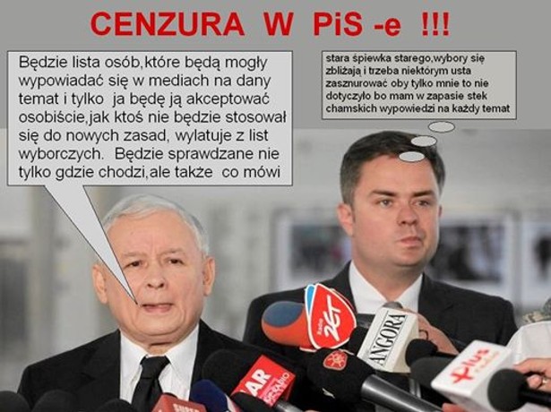 Jarosław Kaczyński postanowił wprowadzić przedwyborczą cenzurę w PiS. Co na to członkowie jego partii?