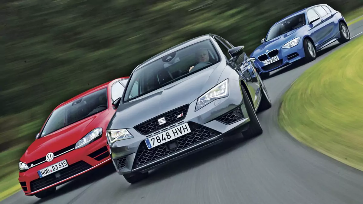 Seat Leon Cupra kontra Volkswagen Golf R i BMW M135i: Hiszpanie kontratakują!