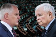 Jarosław Kaczyński i Jarosław Gowin