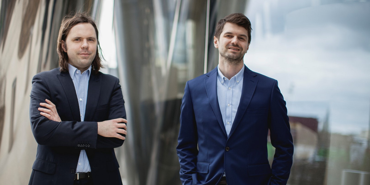 Od lewej: CTO Emplocity Arkadiusz Talun i CEO firmy Krzysztof Sobczak. 