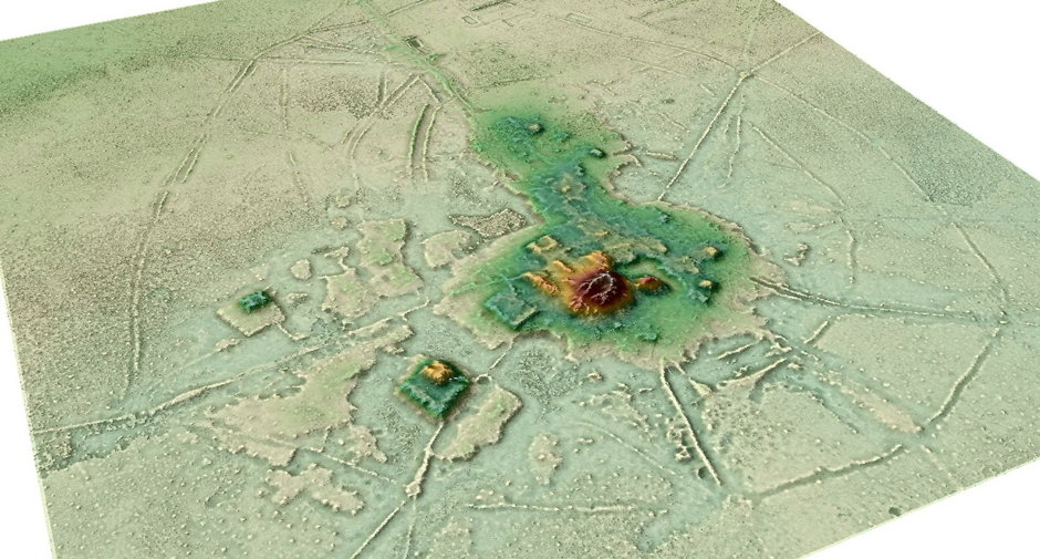 Trójwymiarowy model osady Cotoca