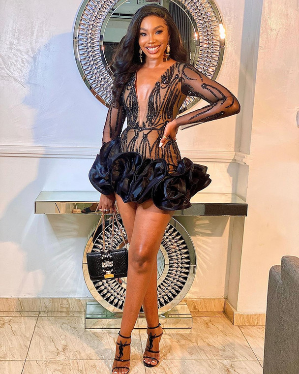 Sharon Ooja  at the 2020 AMVCA nominee cocktail party [Instagram]