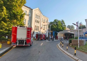 Požar u Klinici za opekotine u Pasterovoj ulici u Beogradu