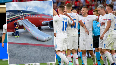 Awaria samolotu reprezentacji Czech przed meczem z Holandią