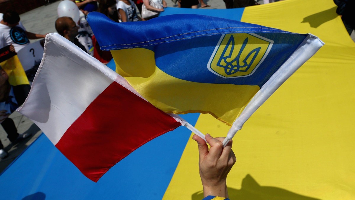 Ukraina flaga polska ukraina