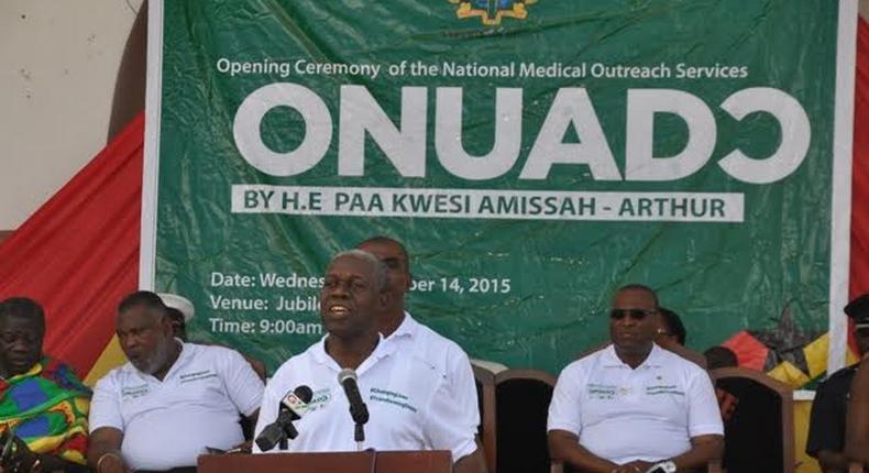 The Vice President said this when he inaugurated eight National Medical Outreach Service mobile clinics dubbed “Onuado at Cape Coast, in the Central Region.