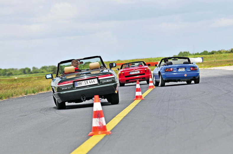 Roadstery lat 80. - Mazda MX-5 kontra Alfa Romeo Spider i BMW Z1