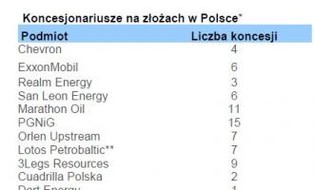 Gaz łupkowy w Polsce: Koncesje PGNiG i PKN Orlen na wydobycie gazu łupkowego są warte miliardy