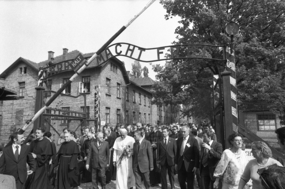 Jan Paweł II w Auschwitz