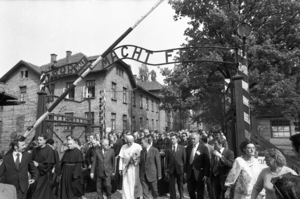 Jan Paweł II w Auschwitz