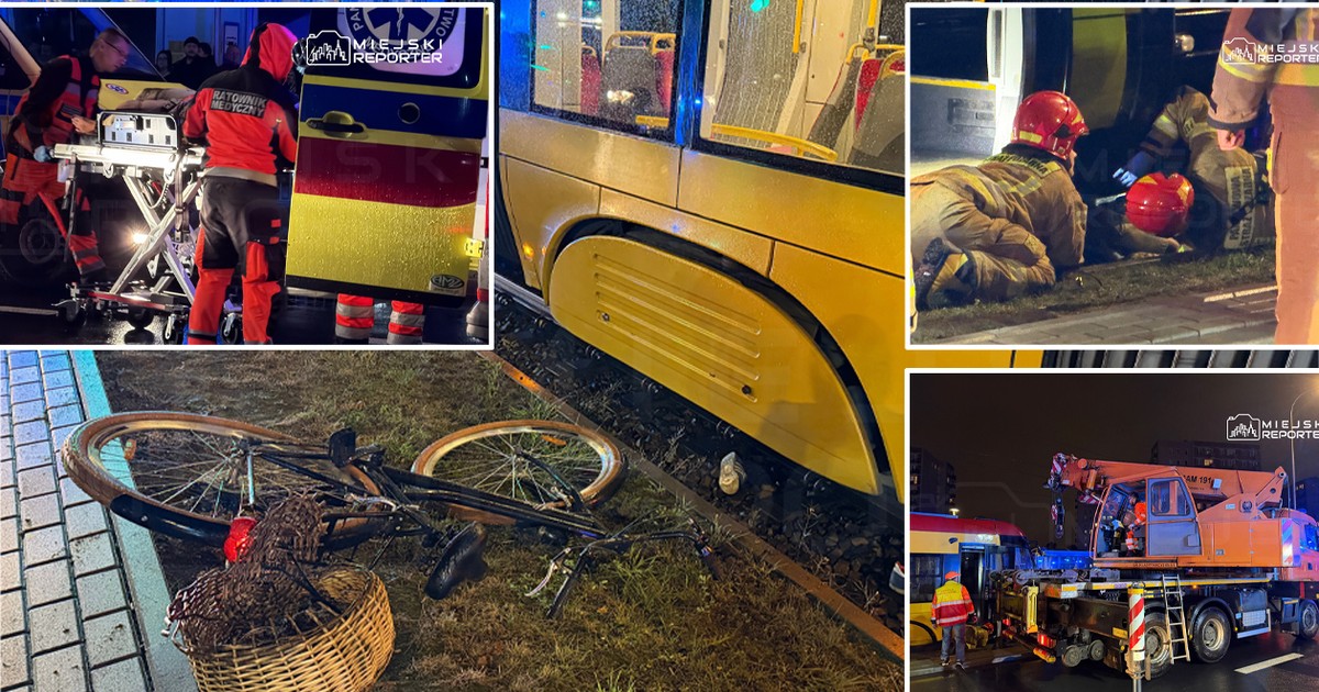 Na torowisku zostały jej buty. Straszny wypadek w Warszawie