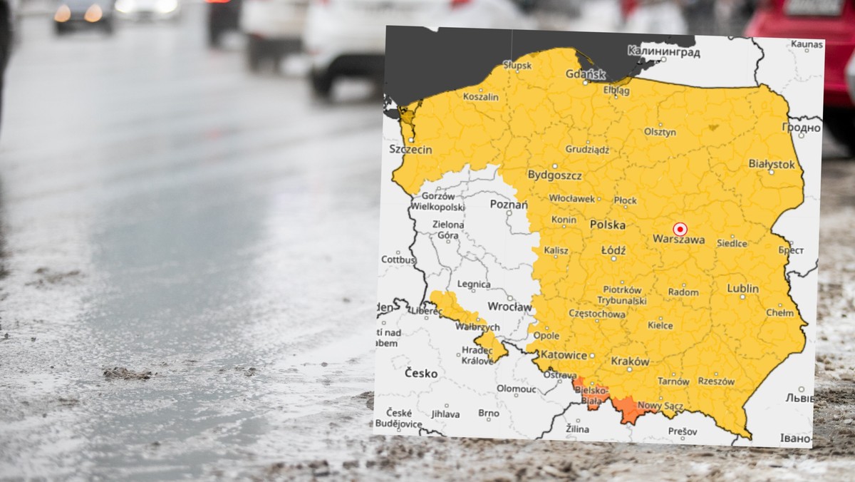 To będzie niespokojna noc. Uderzenie zimy prawie w całym kraju, są alerty