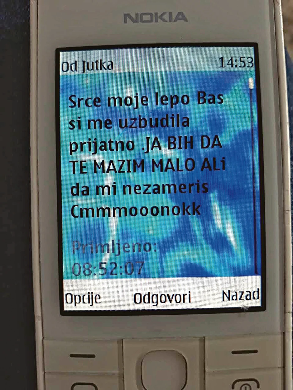 Poruka upućena Sandri Milanović