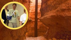 Canyon in Colorado, framed by Aron Ralston [Randall James/PAP/EPA]