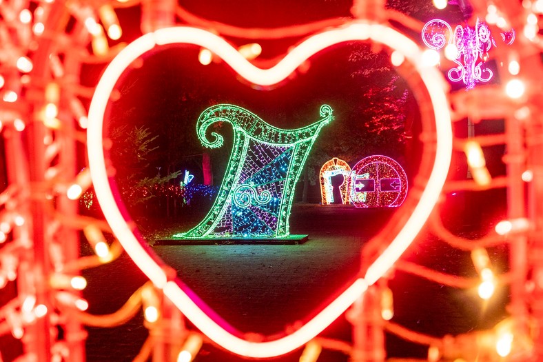 Iluminacje Multidekor Park Miliona Świateł Zabrze