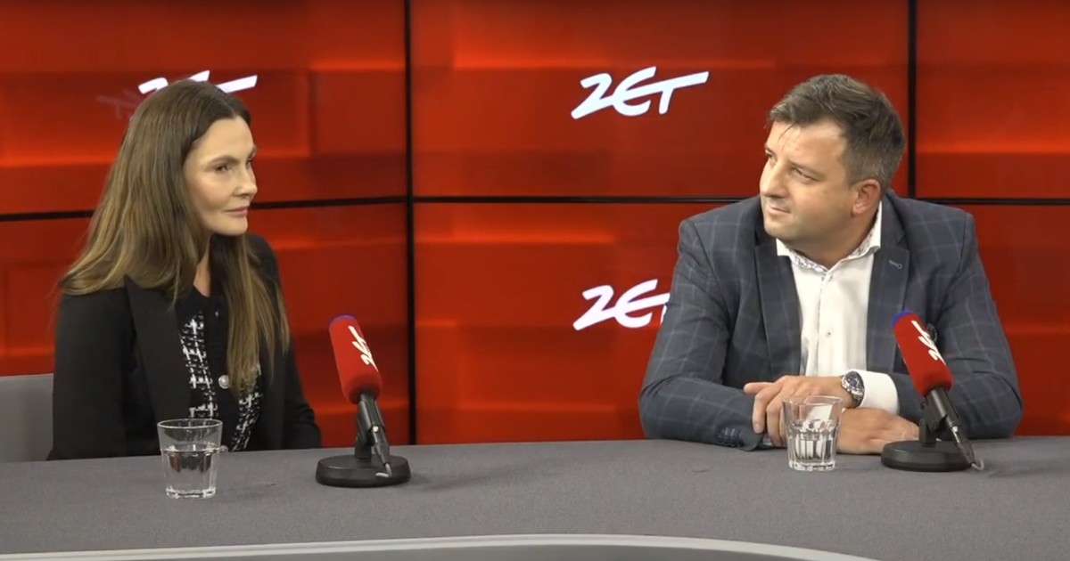 Kandydatka PiS nie chciała odpowiadać na pytania. Wyręczał ją partner