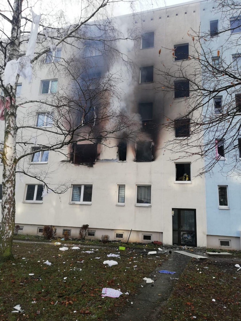 Eksplozja w bloku. Nie żyje jedna osoba