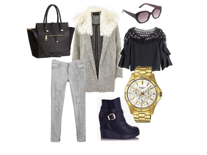 STYLIZACJE ze złotymi acentami na jesień 2014