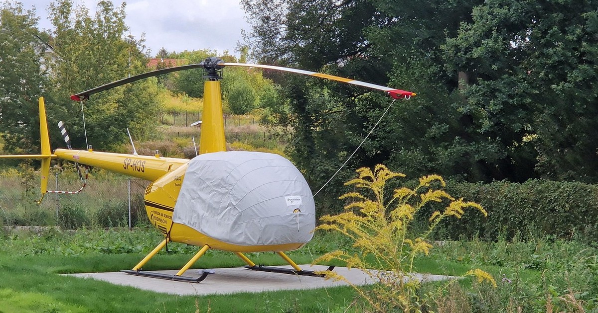 Jego helikopter narobił sporo szumu. "Pilot z Pilchowa" postanowił to wykorzystać