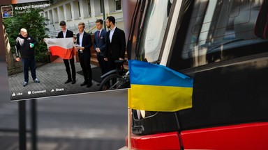 Młodzieżówka Konfederacji nie chce ukraińskich flag. "Zgasił ich" prezes MPK [WIDEO]