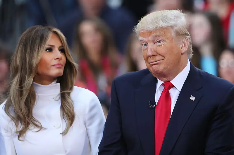 Melania i Donald Trump - śpią oddzielnie / Getty Images / Spencer Platt / Staff