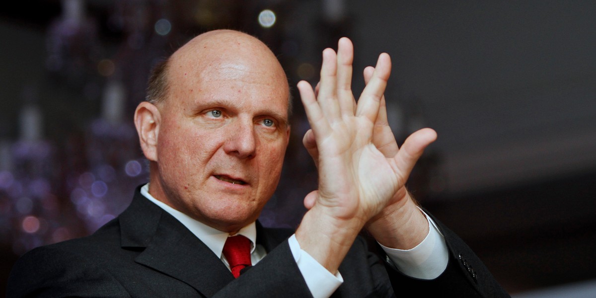 Former Microsoft CEO Steve Ballmer.