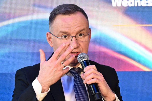 Andrzej Duda w Davos