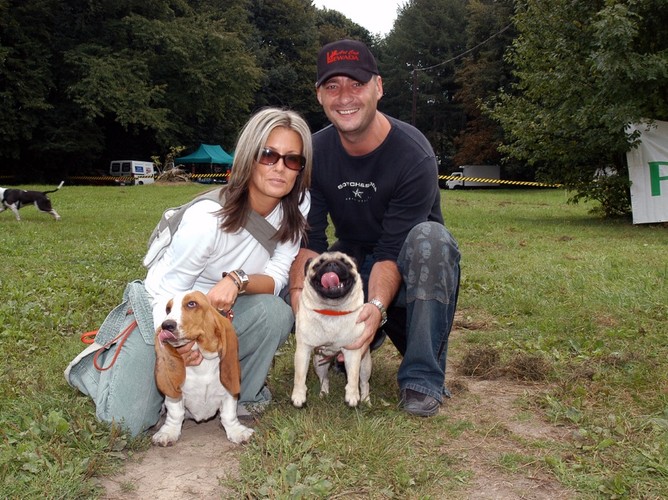 Małgorzata i Jacek Rozenkowie w 2004 r.