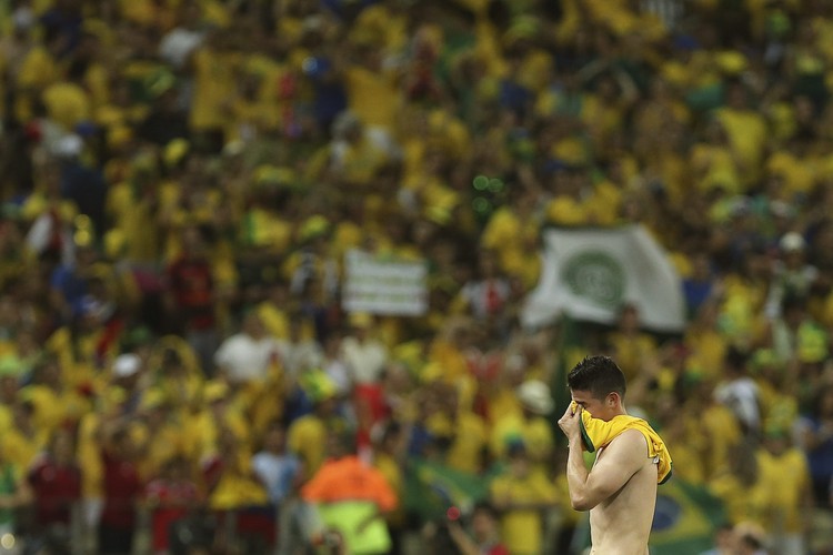 James Rodriguez po meczu z Brazylią płakał jak dziecko