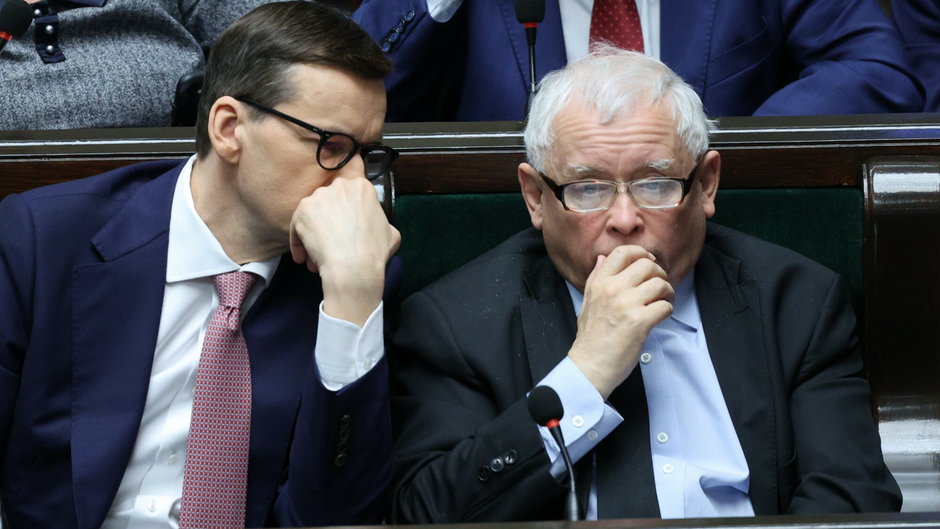 Mateusz Morawiecki i Jarosław Kaczyński