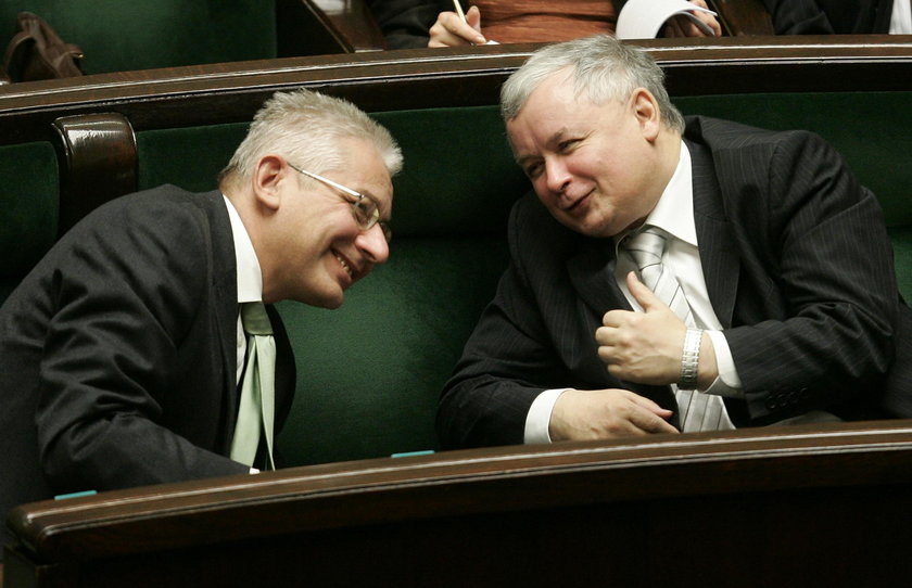 Ludwik Dorn i Jarosław Kaczyński