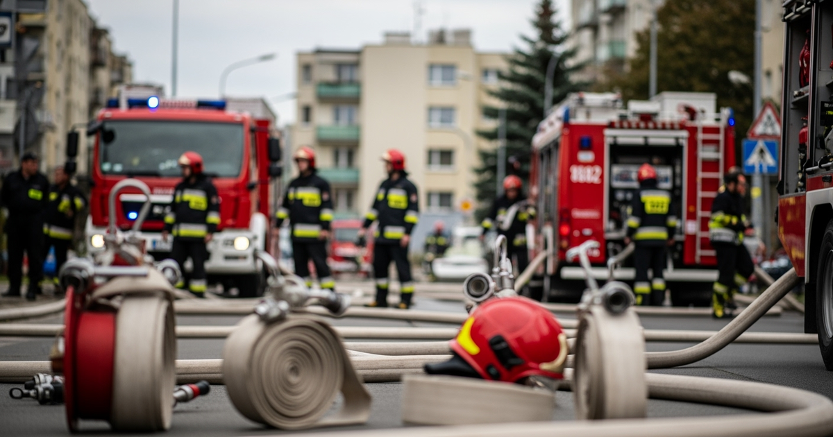 Wyciek kwasu siarkowego w szkole: Ewakuacja 185 osób, nikt nie ucierpiał