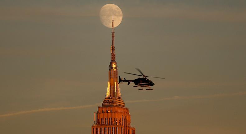 Some Marriott hotels in NYC are offering free helicopter airport transfers to some guests.Gary Hershorn/Getty Images