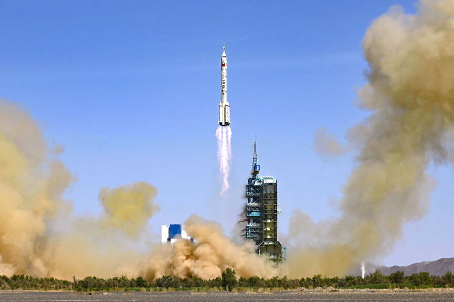 Start rakiety w Chinach, czerwiec 2022 r. / fot. VCG/Getty Images
