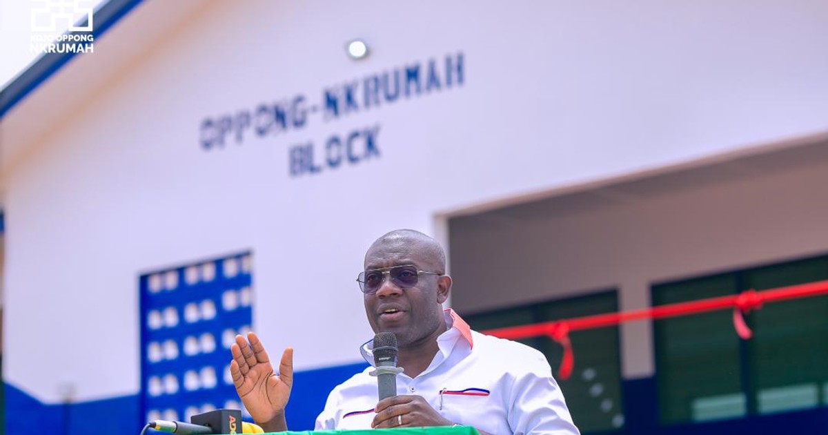 Oppong Nkrumah builds JHS block for Ayirebi Presby Basic school - Vimarsana News