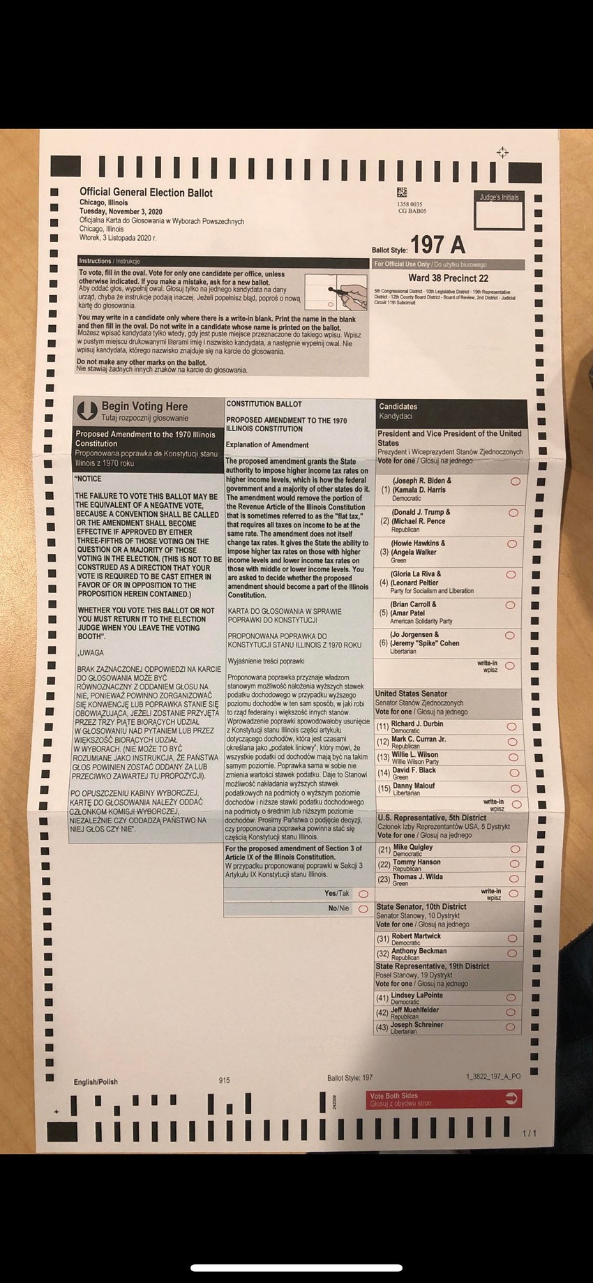 Glasanje u SAD putem pošte