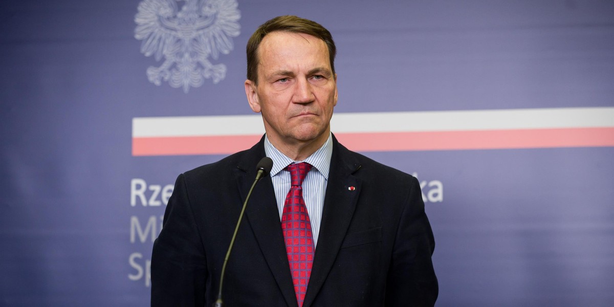 Minister spraw zagranicznych Radosław Sikorski