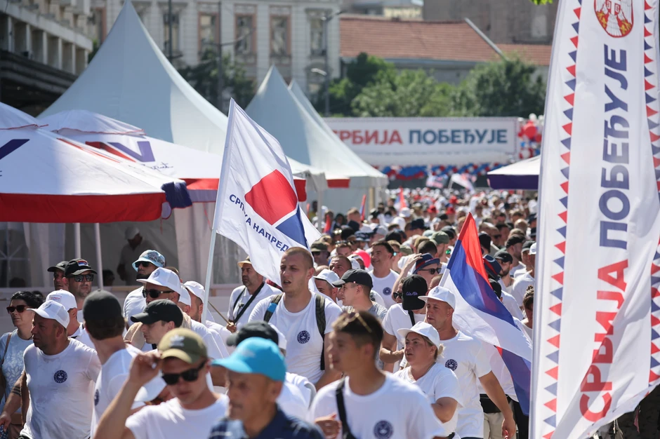Skup SNS u Beogradu