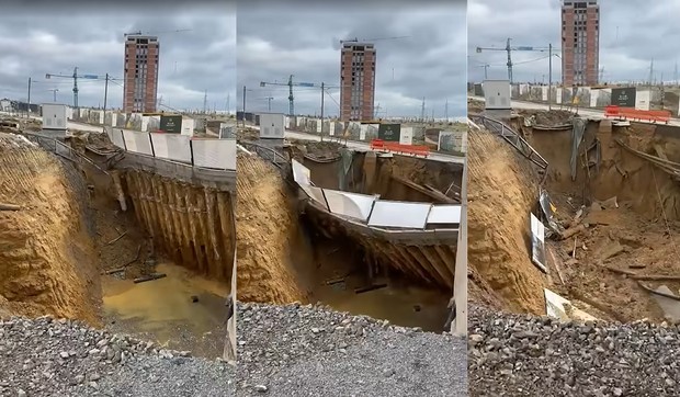 Urušio se put u Prištini