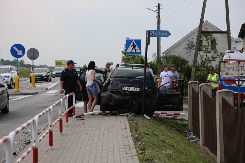 Kolizja z udziałem samochodu Służby Ochrony Państwa