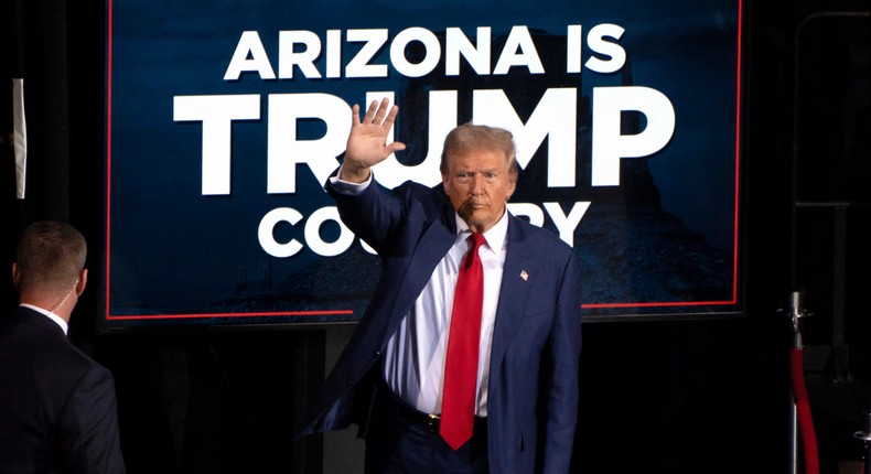 Donald Trump.REBECCA NOBLE/ Getty Images