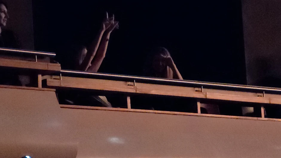 Rada Manojlović sa sestrom na koncertu Snežane Đurišić