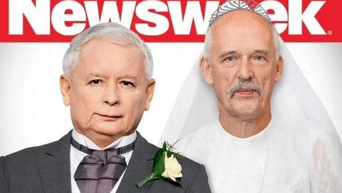 Newsweek 31/2014. Jarosław Kaczyński i Janusz Korwin-Mikke