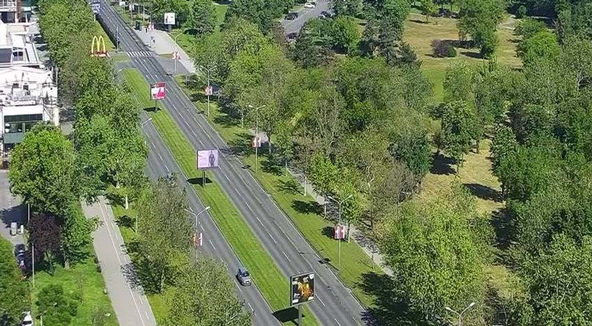 Bez gužve u Bulevaru Mihajla Pupina