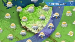 Poniedziałek słoneczny tylko na zachodzie. Będzie ciepło. PROGNOZA POGODY