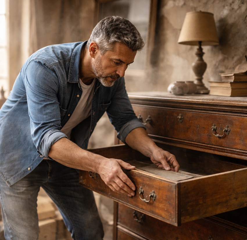 Komoda - ilustracija