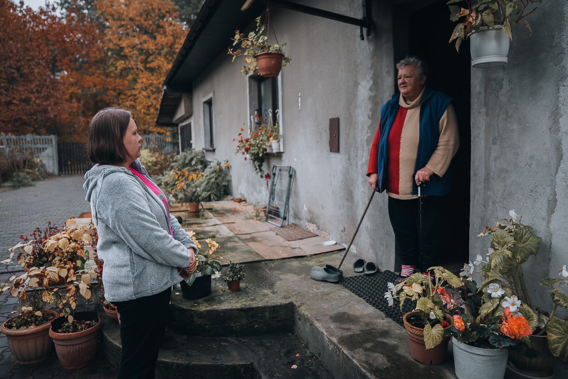  Rośliny wokół domu to pasja pani Halinki